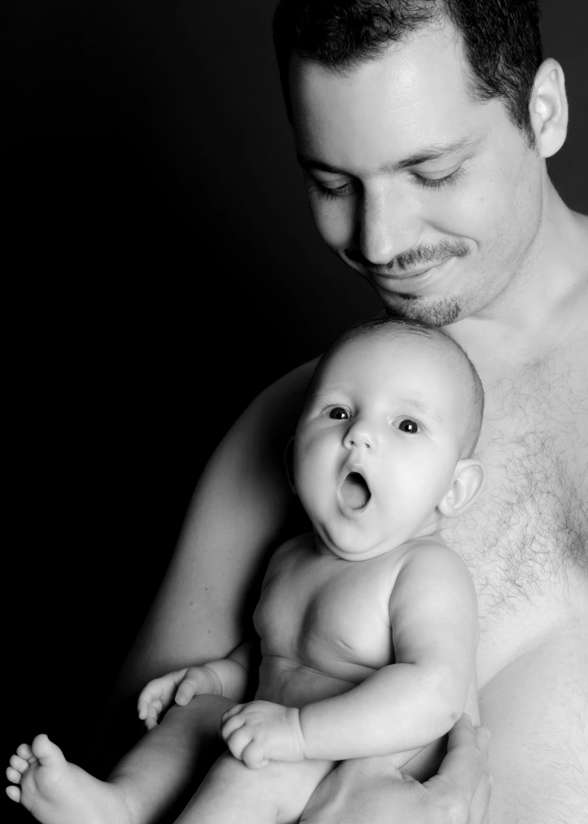 Familienfotografie Vater Mit Baby