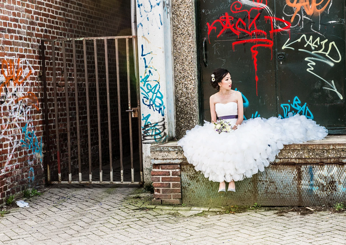 Hochzeitsfotografie Mit Graffiti Berlin